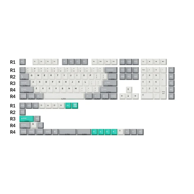 Cherry Profile Double-Shot PBT Full Set Keycaps - Image 2