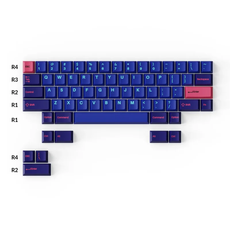 Cherry Profile Double - Shot PBT Full Set Keycaps - Player - Image 5