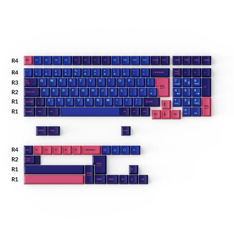 Cherry Profile Double - Shot PBT Full Set Keycaps - Player - Image 3